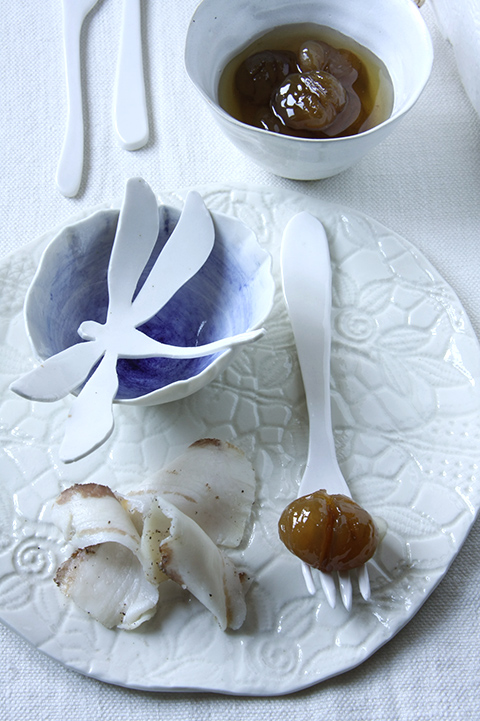 © Castagne e lardo