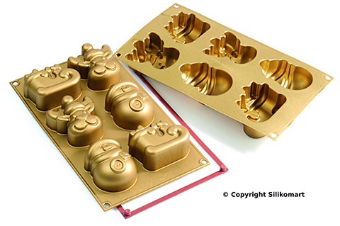stampo in silicone Funny Christmas di Silikomart