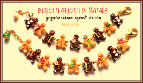bijoux natalizi against racism di Bigiotti Ghiotti bijoux natalizi against racism di Bigiotti Ghiotti