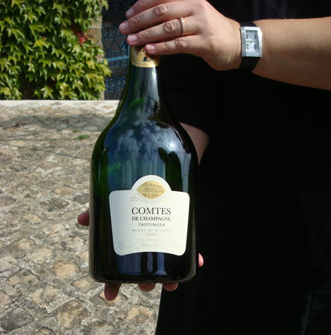 Champagne Taittinger Comtes de Champagne Blanc de Blancs 1999 | ©foto Sandra Longinotti