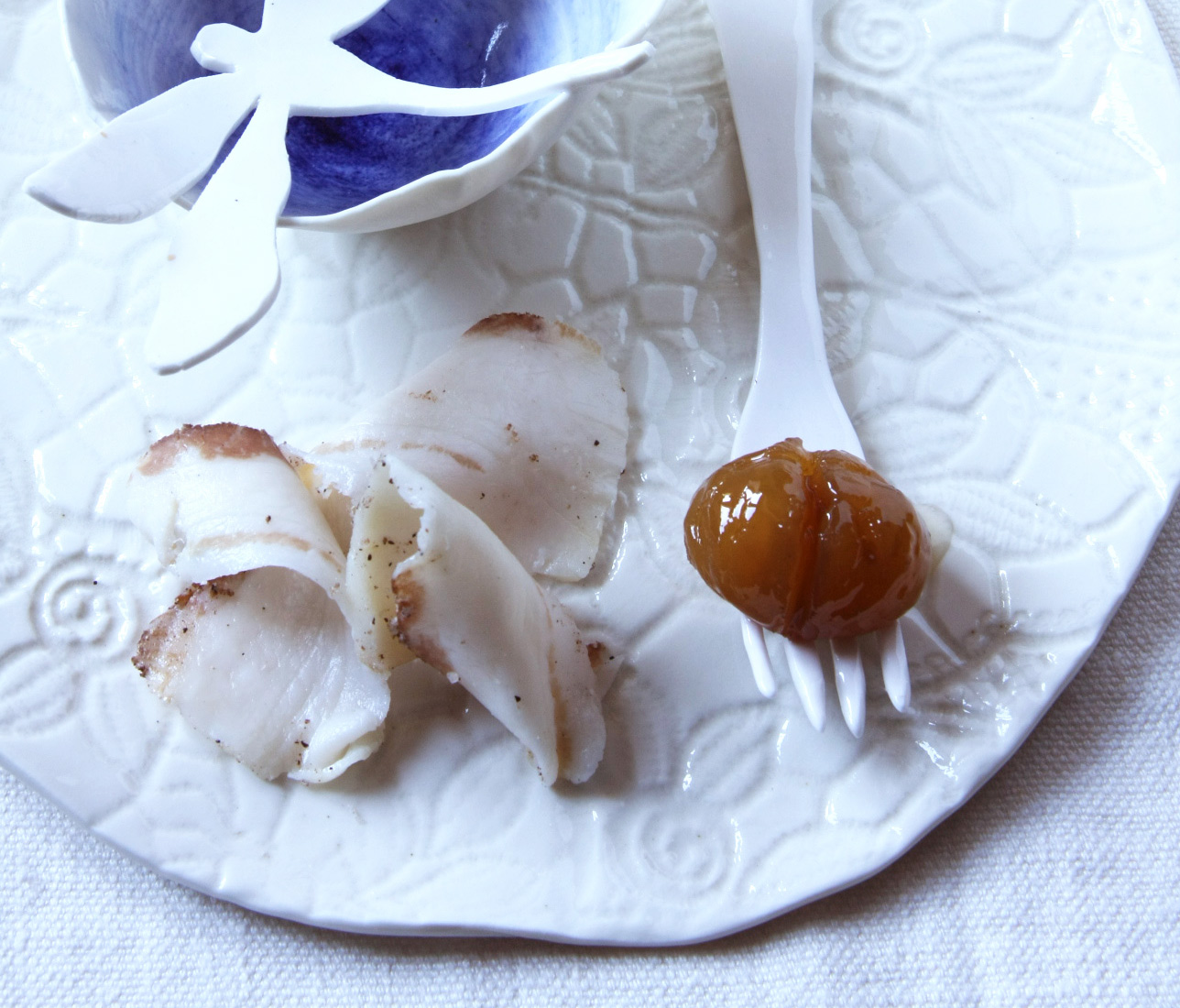 Castagne e lardo Sandra Longinotti giornalista blogger foodstylist autrice
