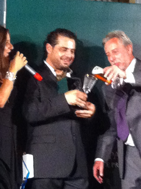 Vincenzo De Santis vincitore della finale italiana Pilsner Urquell International Master Bartender | ©foto Sandra Longinotti