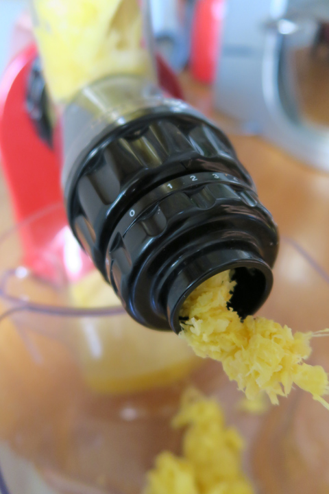 la polpa di scarto nell'estrazione del succo d'ananas | ©foto Sandra Longinotti