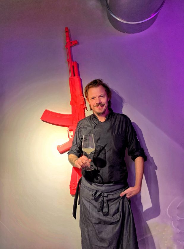Andrea Marconetti, lo chef del Killer a Milano | ©foto Sandra Longinotti