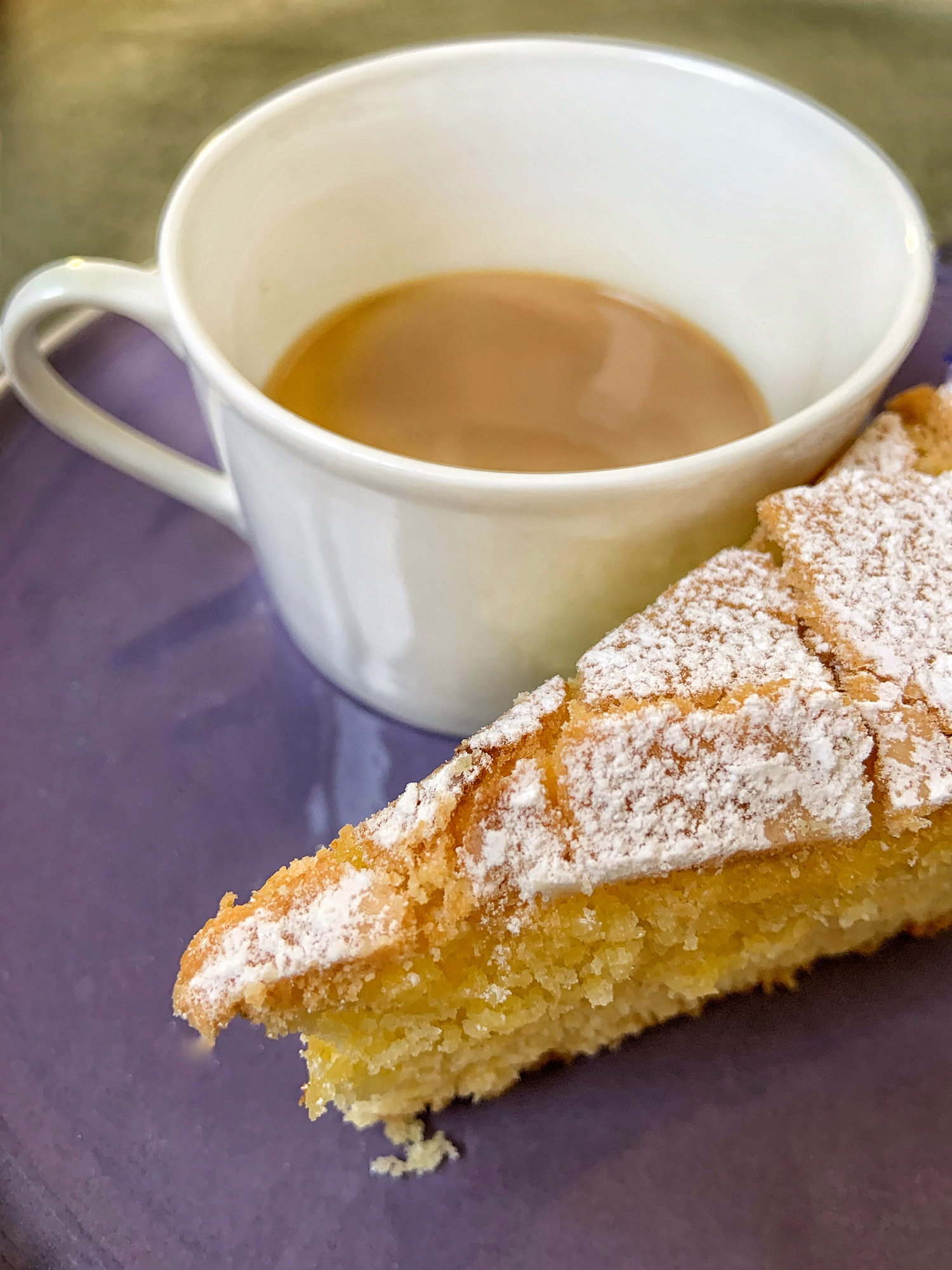 Torta Paradiso e caffè, un abbinamento perfetto! | ©foto Sandra Longinotti