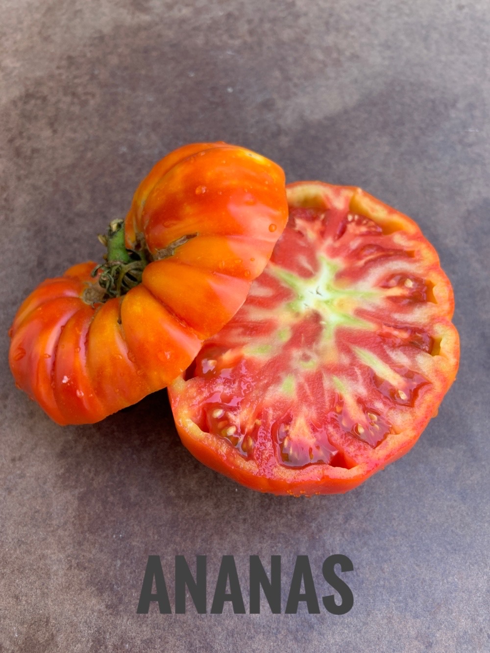 Pomodoro varietà Ananas | Fattipomodorituoi | ©foto Sandra Longinotti