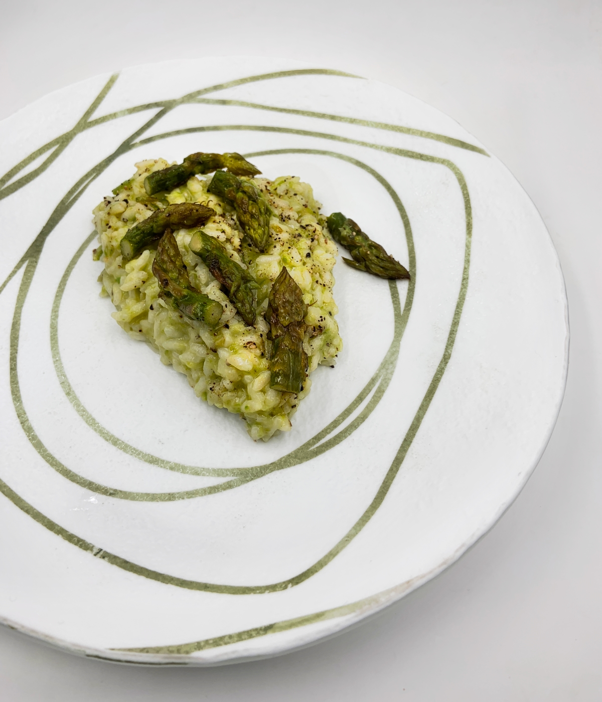 Risotto agli asparagi e formaggio Appenzeller Sandra Longinotti