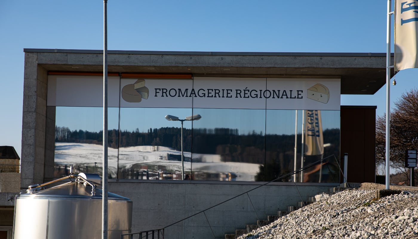 La Fromagerie Régionale à Ursy dove Alexandre Tinguely produce Le Gruyère DOP